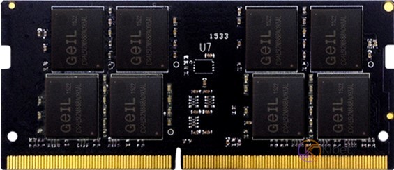 Модуль памяти SO-DIMM, DDR4, 16Gb, 2666 MHz, Geil, 1.2V, CL19 (GS416GB2666C19SC)