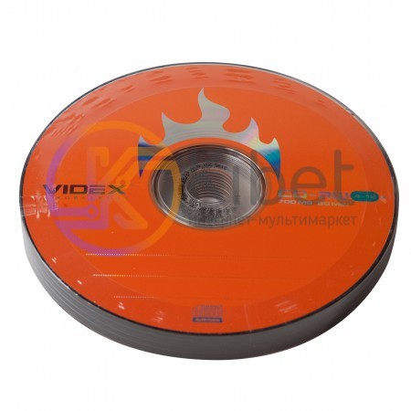 Диск CD-RW 10 Videx, 700Mb, 12x, Bulk Box