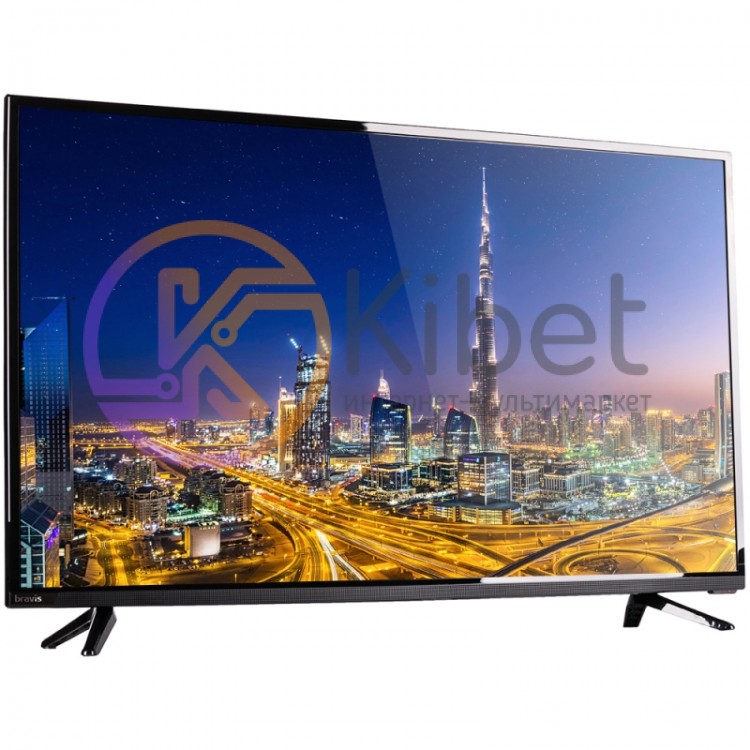 Телевизор 39' Bravis LED-39E6000, LED 1366 x 768 60Hz, DVB-T2, HDMI, USB, VESA (