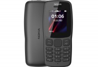 Мобильный телефон Nokia 106 Duos New Grey, 2 Sim, 1.8' (160х120) TFT, no Cam, no