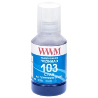 Чернила WWM Epson L3100 L3110 L3150, Cyan, 140 мл, водорастворимые (E103C)
