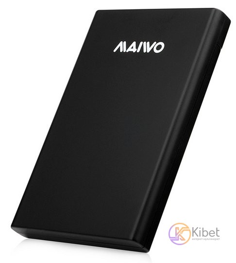 Карман внешний 2.5' Maiwo K2568, Black, USB 3.0, 1xSATA HDD SSD, питание по USB