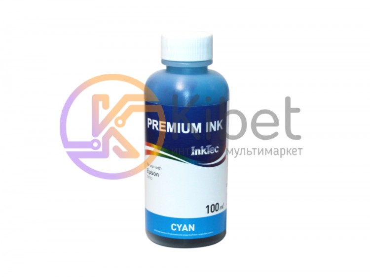 Чернила InkTec Epson E0017, Cyan, L800 L805 L810 L850 L1800, 100 мл (E0017-100MC