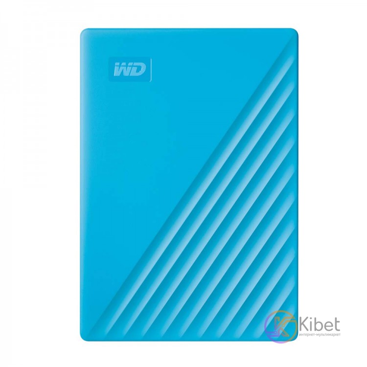 Внешний жесткий диск 4Tb Western Digital My Passport, Blue, 2.5', USB 3.2 (WDBPK