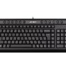 Клавиатура A4Tech KL-40-R Black, USB, X-slim, мультимедийная, лазерная гравировк