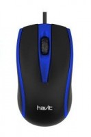 Мышь Havit HV-MS871 Blue, Optical, USB, 1200 dpi (6939119020309)