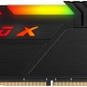 Модуль памяти 8Gb DDR4, 3200 MHz, Geil Evo X II, Black, RGB, 16-18-18-36, 1.35V,
