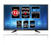 Телевизор 39' DEX LE3955T2, LED HD 1366 x 768 50Hz, DVB-T2, VGA, HDMIx3, Scart,