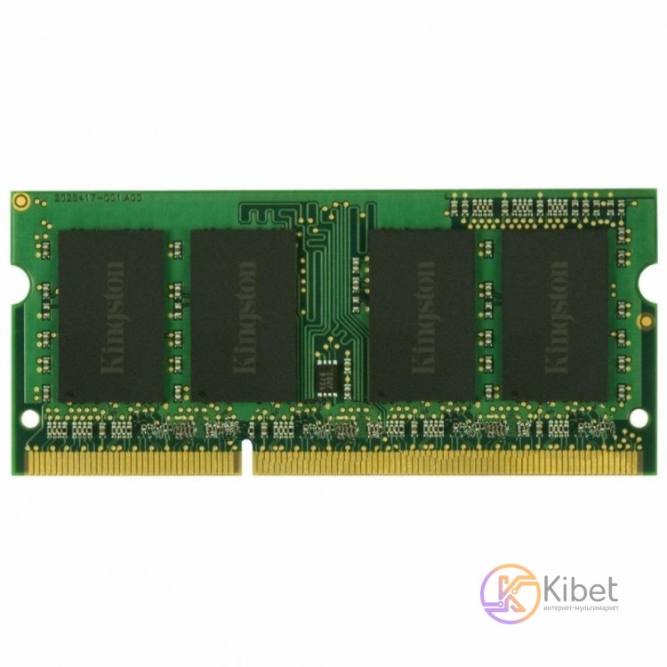 Модуль памяти SO-DIMM, DDR3, 8Gb, 1600 MHz, Kingston, 1.35V (KVR16LS11 8)