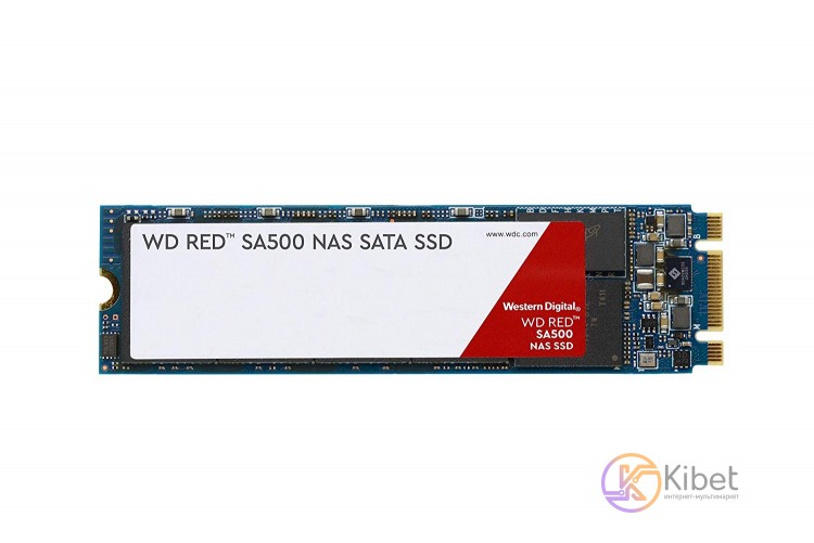 Твердотельный накопитель M.2 500Gb, Western Digital Red, SATA3, 3D TLC, 560 530