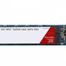 Твердотельный накопитель M.2 500Gb, Western Digital Red, SATA3, 3D TLC, 560 530