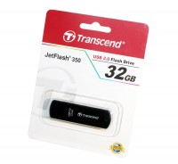 USB Флеш накопитель 32Gb Transcend 350 Black 15 11Mbps TS32GJF350