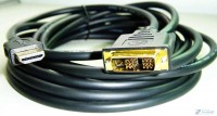 Кабель HDMI на DVI 3 м. HDMI-DVI (Black White), Y-Y
