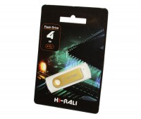 USB Флеш накопитель 4Gb Hi-Rali Shuttle series Gold, HI-4GBSHGD
