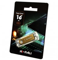 USB Флеш накопитель 16Gb Hi-Rali Shuttle series Gold HI-16GBSHGD