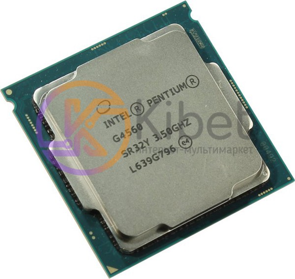 Процессор Intel Pentium (LGA1151) G4560, Tray, 2x3.5 GHz, HD Graphic 610 (1050 M