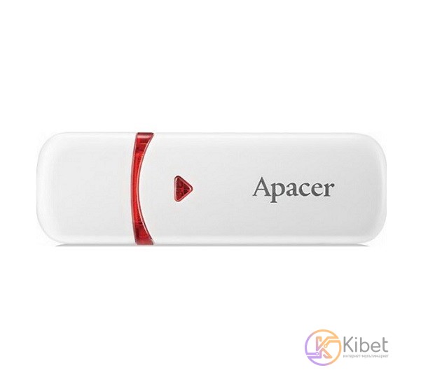 USB Флеш накопитель 8Gb Apacer AH333 White AP8GAH333W-1