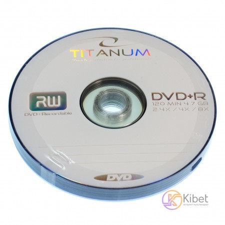 Диск DVD+R 10 Titanum, 4.7Gb, 16x, Bulk Box