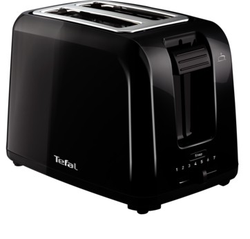 Тостер Tefal TT1A1830, Black, 800W, 2 тоста, 2 отделения, 7 режимов поджаривания