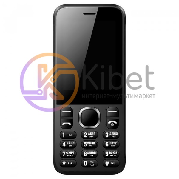 Мобильный телефон Bravis C280 Exprand Dual Sim Black, 2 Sim, 2.8' (240x320), Mic