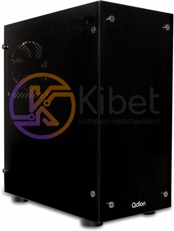 Корпус FSP Qdion QD-703BGM Black, без БП, ATX Micro ATX Mini ITX, 2 x 3.5mm,