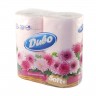 Туалетная бумага Диво, Розовая 4 рулона