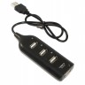 Концентратор USB 2.0, 4 ports, Black, 480 Mbps (YT-HUB4-B)