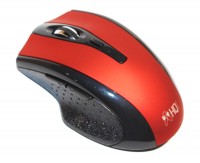 Мышь HQ-Tech HQ-WMV303 Wireless 2.4G, Red, USB, Optical 800 1600DPI, Box