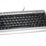 Клавиатура A4tech KL-5-R USB, Black-Silver, USB, мультимедийная