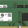 Модуль памяти 4Gb x 2 (8Gb Kit) DDR4, 2400 MHz, Crucial, CL17, 1.2V (CT2K4G4DFS8