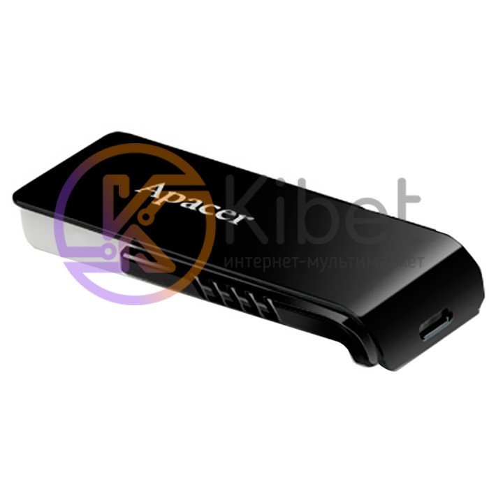 USB 3.0 Флеш накопитель 64Gb Apacer AH350 Black, AP64GAH350B-1