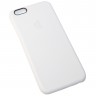 Накладка силиконовая для смартфона Apple iPhone 6, прорезиненная, под кожу, Whit