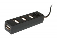 Концентратор USB 2.0, 4 ports, 480 Mbps (YT-HM4-W) человечек