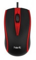 Мышь Havit HV-MS871 Red, Optical, USB, 1200 dpi (6939119020293)