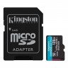 Карта памяти microSDXC, 128Gb, Class 10 UHS-I U3 V30 A2, Kingston Canvas Go! Plu