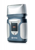 Бритва электрическая Vitek VT-1372 Silver, сухое-влажное бритье, сеточная (вибра
