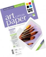 Фотобумага ColorWay 'Art', холст, для струйной печати, A3+, 150 г м2, 10 л (PPA1