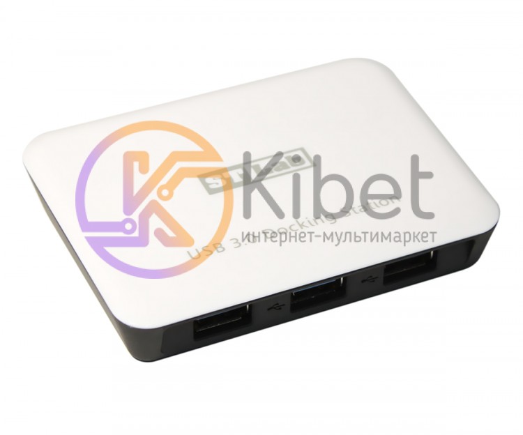 Концентратор USB 3.0 STlab U-810 HUB 3 порта + 1 RJ-45 с Gigabit Ethernet картой