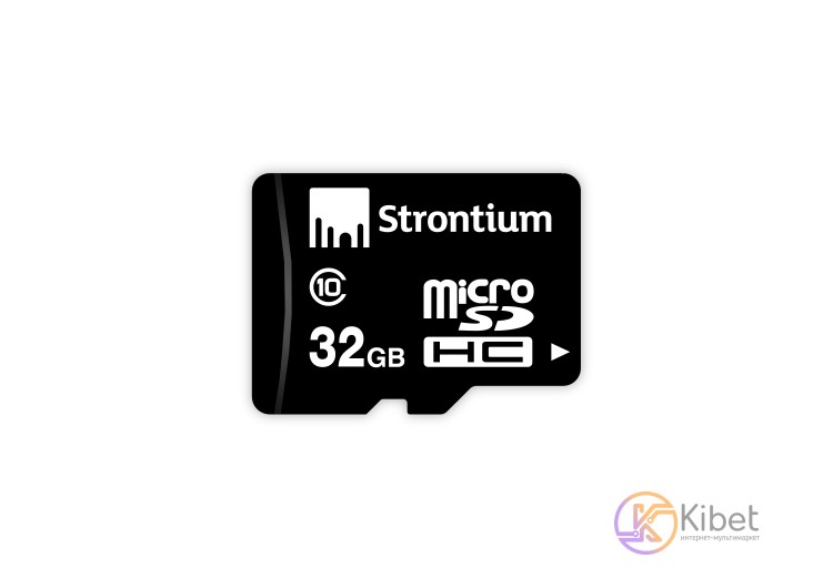 Карта памяти microSDHC, 32Gb, Class10, Strontium, без адаптера (SR32GTFC10R)
