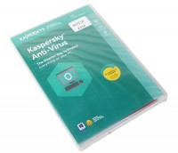 Антивирусная программа Kaspersky Anti-Virus 2018, 1 Desktop 1 year Base (DVD-Box