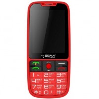 Мобильный телефон Sigma mobile Comfort 50 Elegance 3 Red 'бабушкофон', 2 Sim, ди