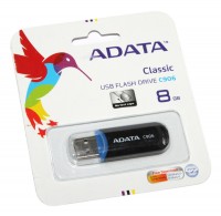 USB Флеш накопитель 8Gb A-DATA C906 Black AC906-8G-RBK