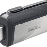 USB 3.1 Type-C Флеш накопитель 128Gb SanDisk Ultra Dual, Black Silver (SDDDC2-