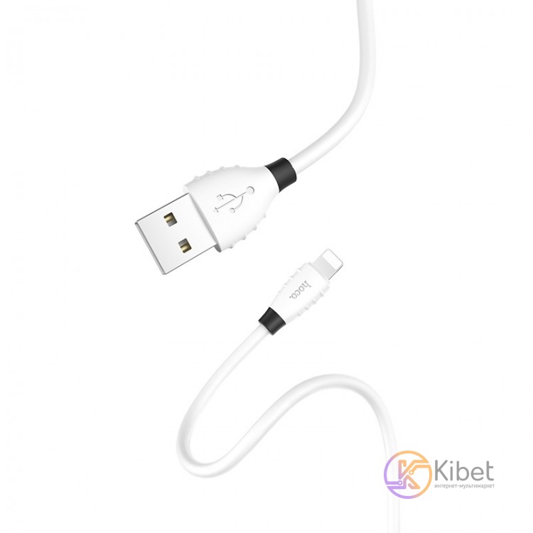 Кабель USB - Lightning, Hoco Excellent, 1,2 m , X27, White