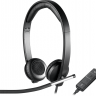 Наушники Logitech H650e Stereo, Black, USB, микрофон с эхо- и шумоподавлением, р