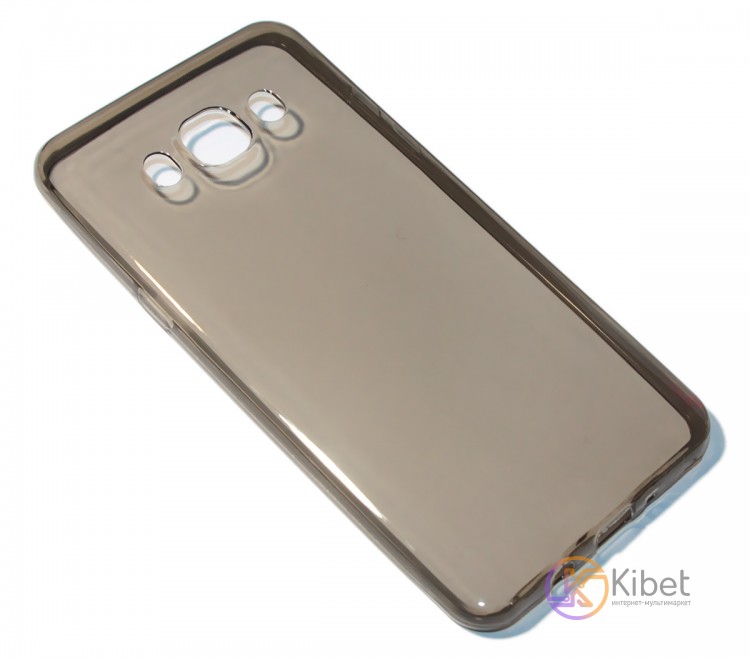 Накладка силиконовая для смартфона Samsung J510 Dark Tranparent