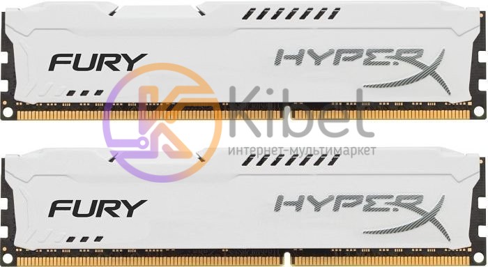 Модуль памяти 4Gb x 2 (8Gb Kit) DDR3, 1866 MHz (PC3-15000), Kingston HyperX Fury