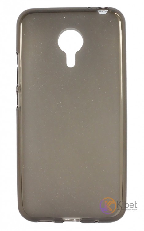 Накладка силиконовая для смартфона Meizu MX 5, Dark Transparent