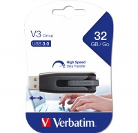 USB 3.0 Флеш накопитель 32Gb Verbatim SuperSpeed V3 Grey 49173