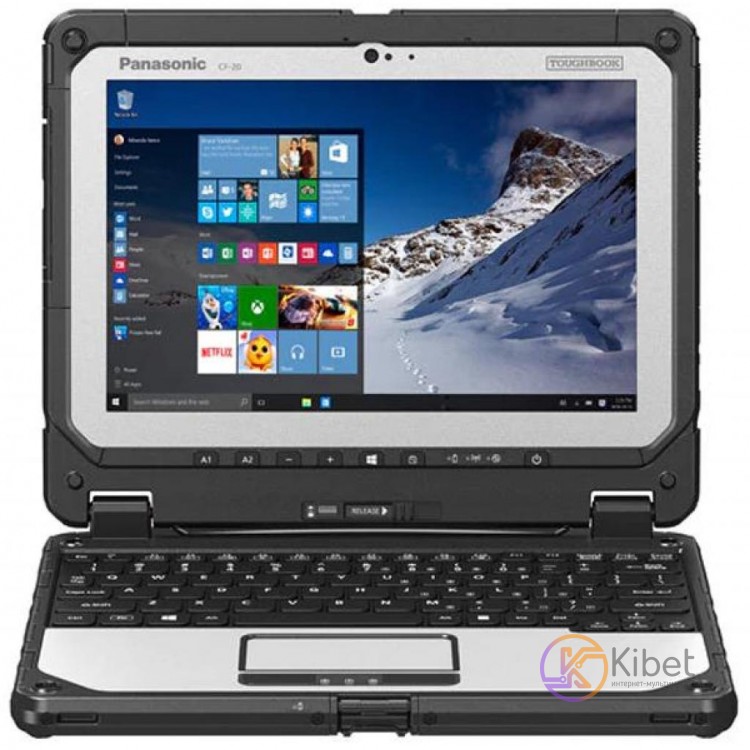 Ноутбук 10' Panasonic Toughbook CF-20 (CF-20A0205T9) Black Silver 10.1', Multito
